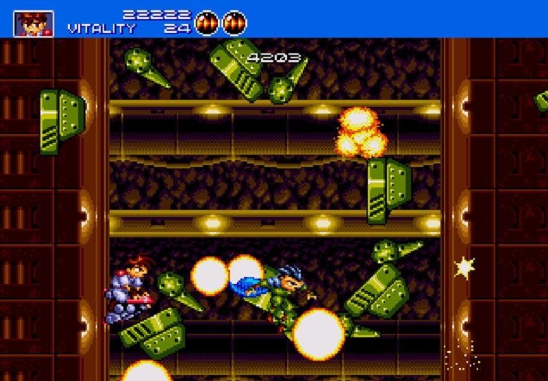 Illustration for article titled Gunstar Heroes Is An Exhilarating Ride That Never Lets Up
